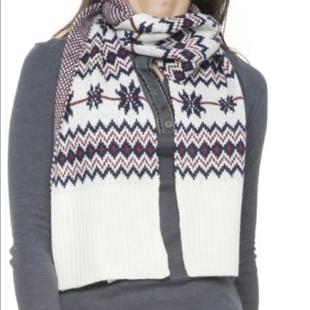 Timberland Fair Isle Knit Scarf